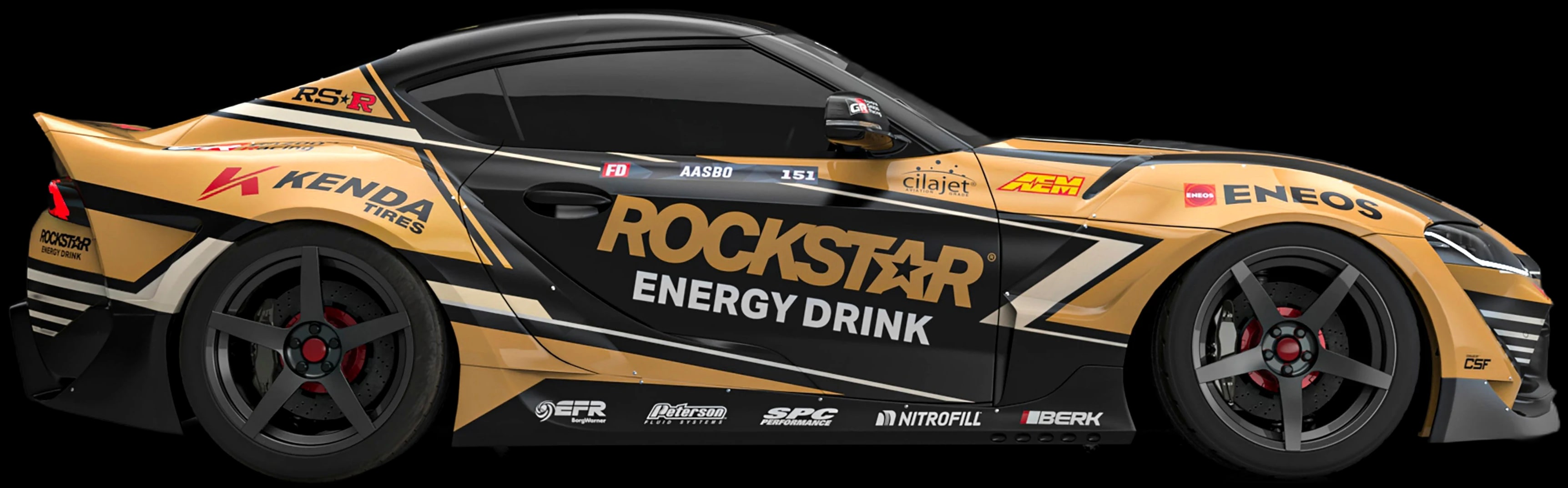 2025 Rockstar Energy Toyota GR Supra #151 · Fredric Aasbo (Papadakis Racing)