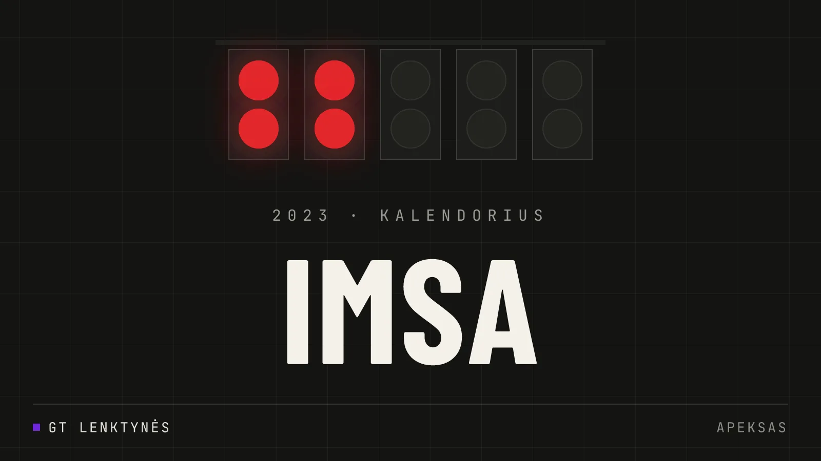 IMSA čempionatas artėja prie finišo tiesiosios