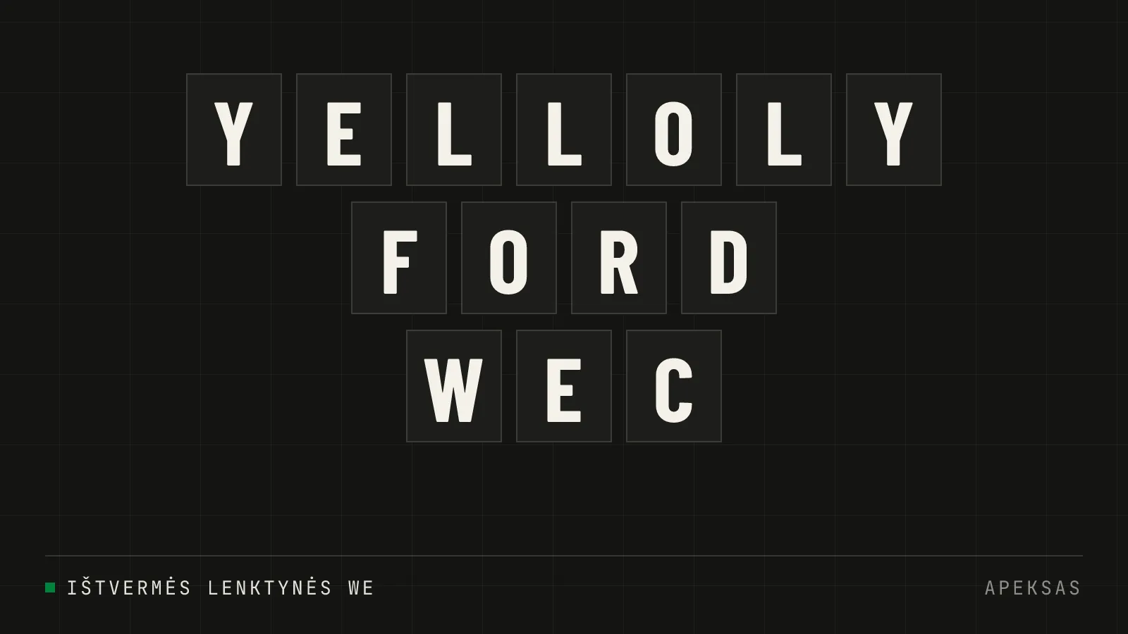 Nick Yelloly palieka Acura ir prisijungia prie Ford Pasaulio ištvermės čempionate