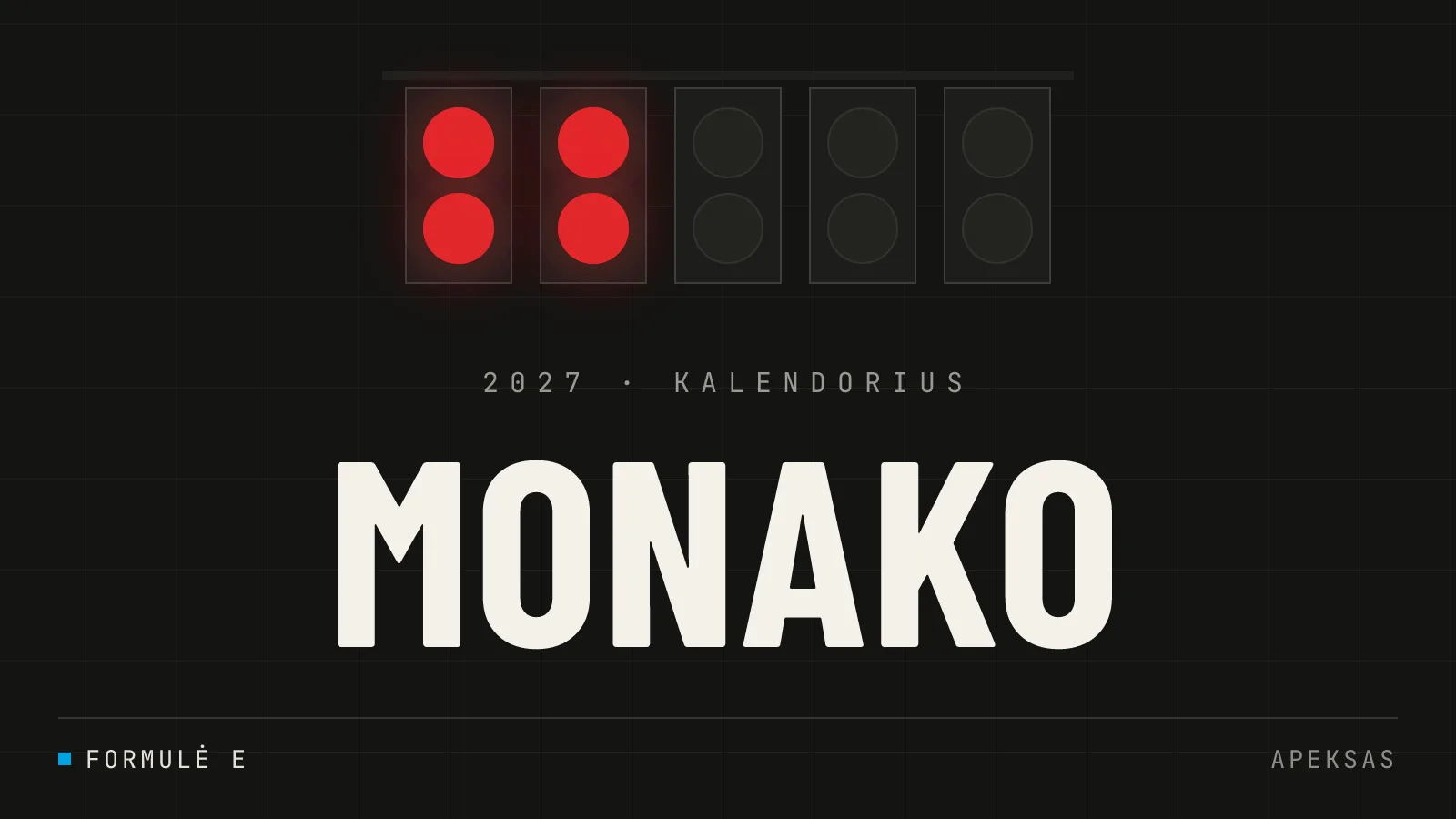 Formula E perkelia 2027 m. Monako E-Prix datą