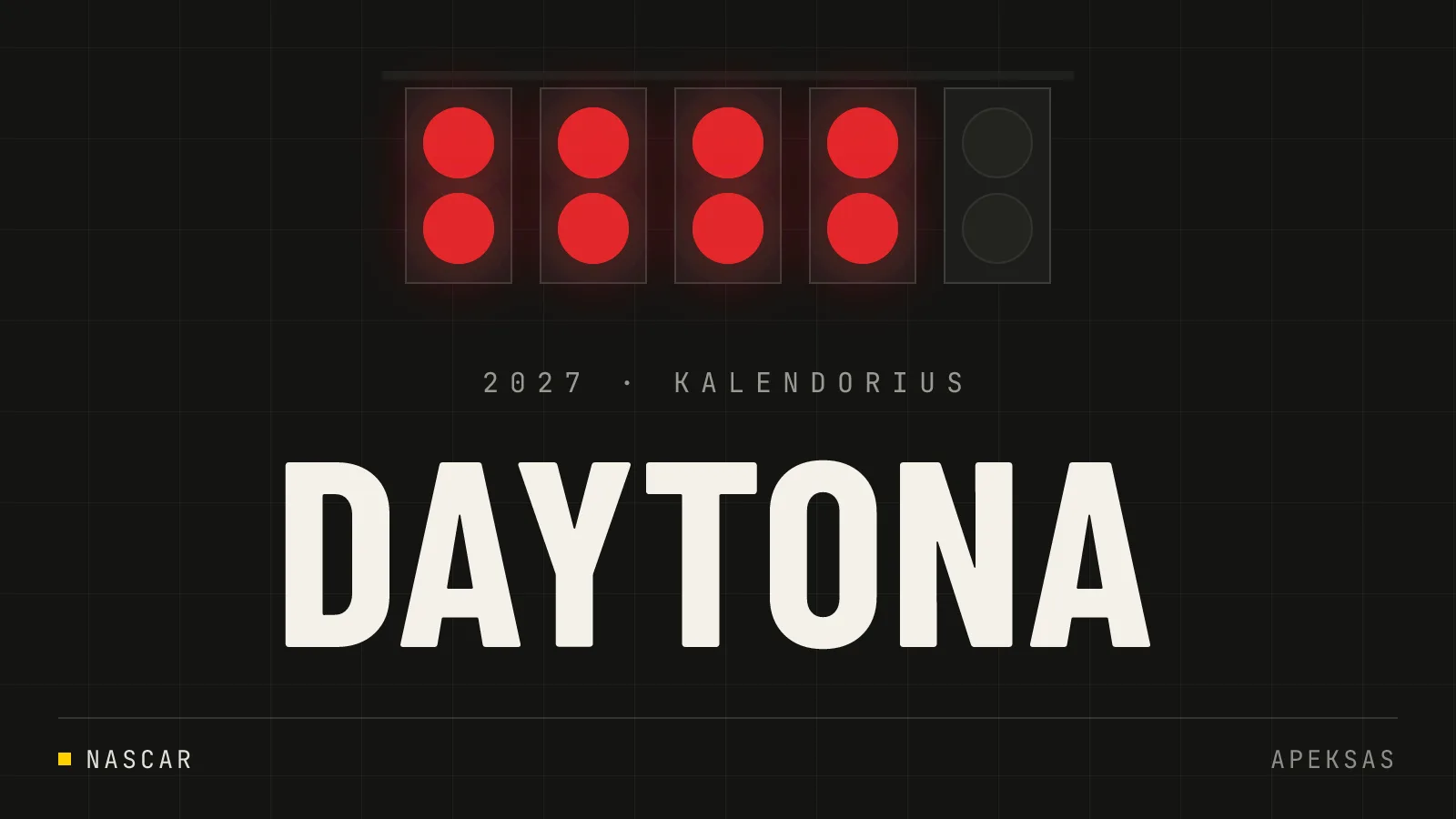 NASCAR Clash grįžta į Daytona 2027 metais