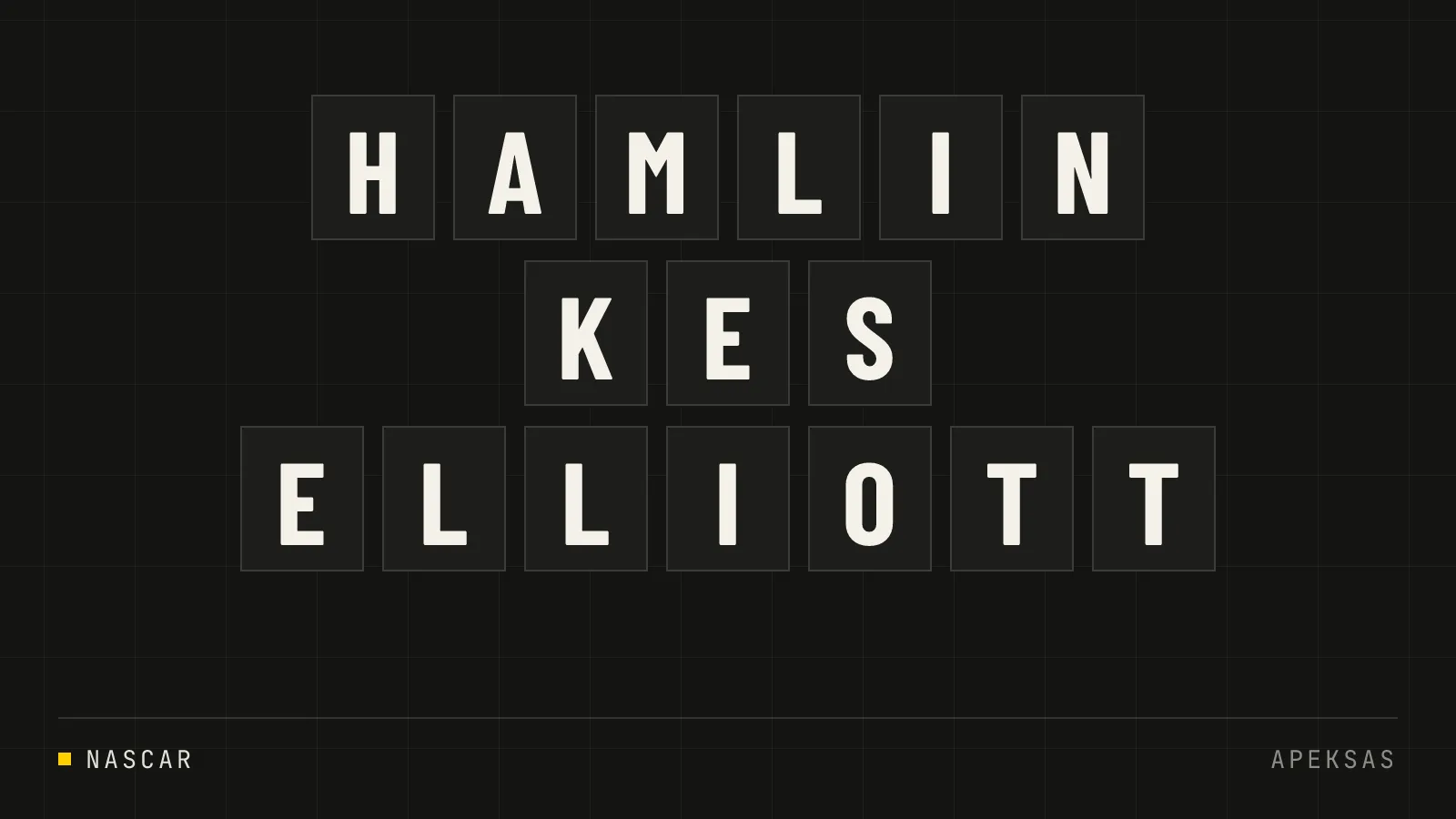 Denny Hamlin, Brad Keselowski ir Chase Elliott pradės lenktynes iš galo Ajovoje