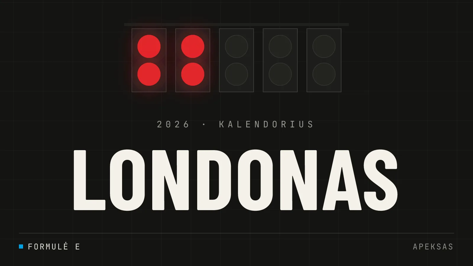 Formulės E sezonas baigiasi Londone