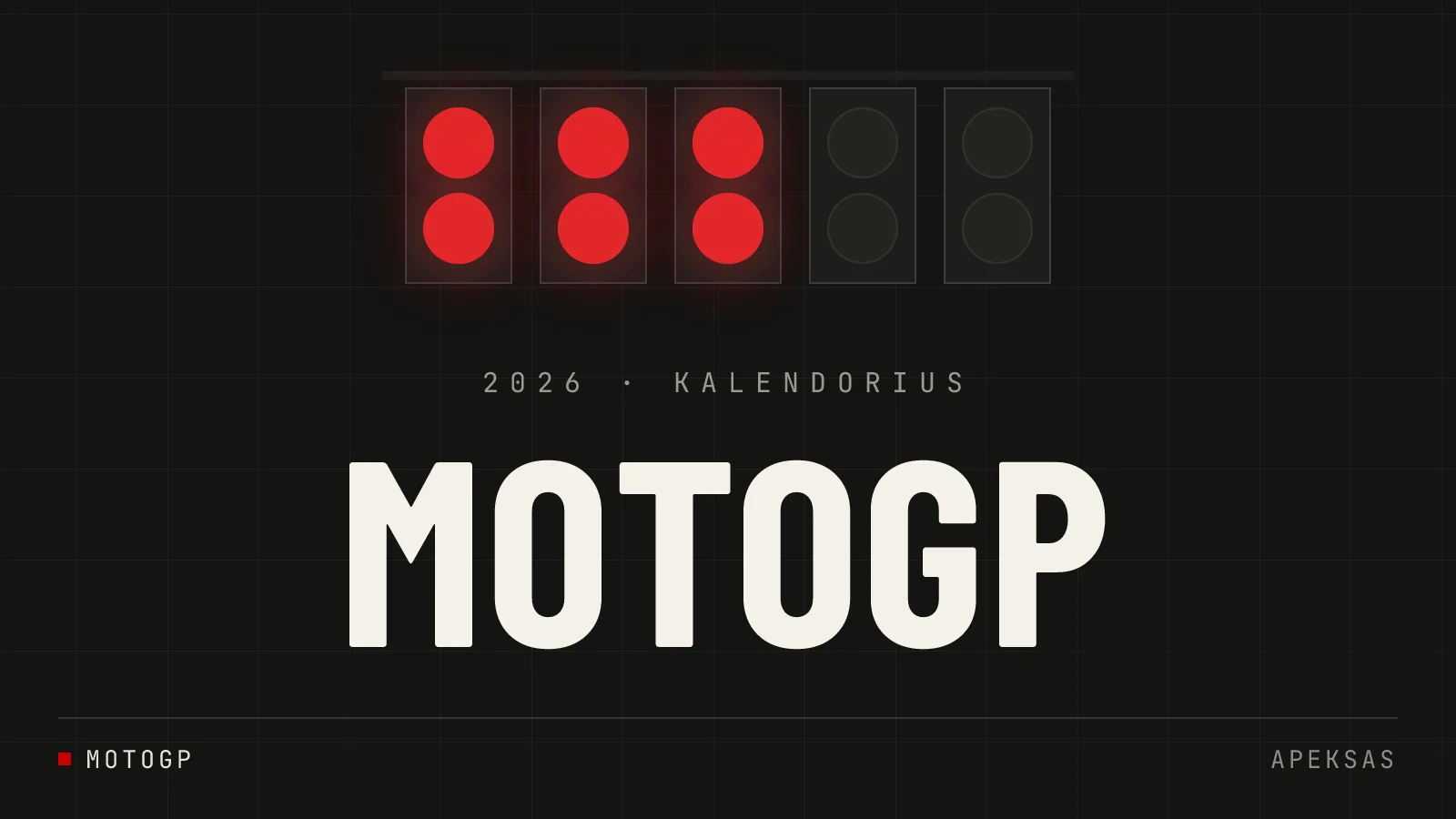 MotoGP renginių skaičius Europoje mažės