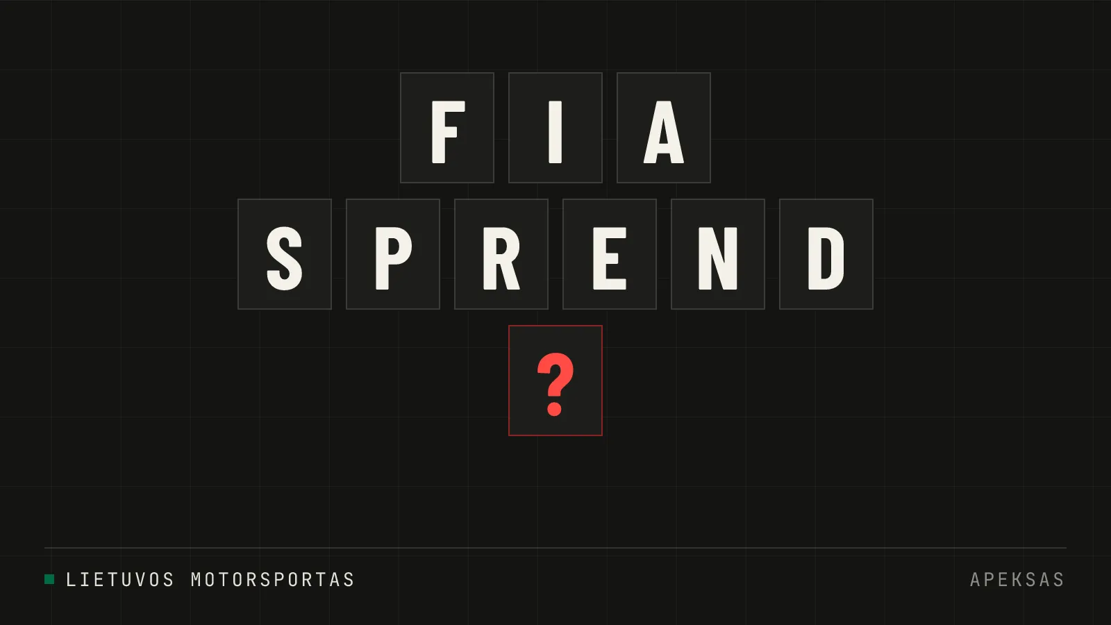 FIA sprendimas sulaukė Lietuvos Dakaro dalyvių pasmerkimo