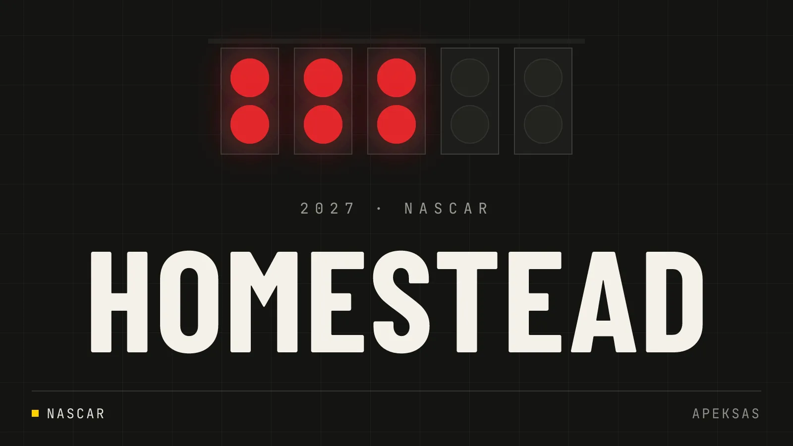 Homestead-Miami Speedway atnaujinimai prieš 2027 NASCAR čempionatą